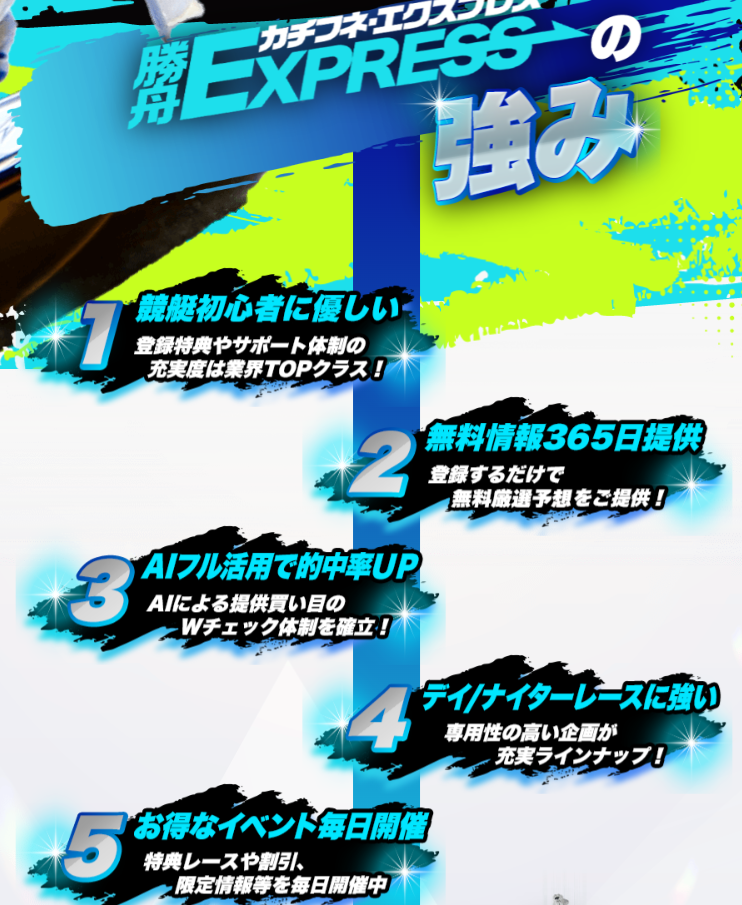 勝舟エクスプレスの特徴