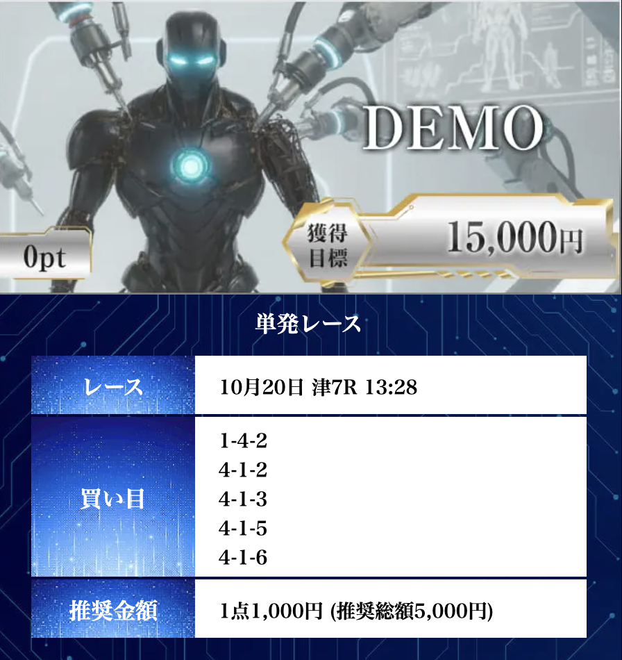 ボートプライムのデモ