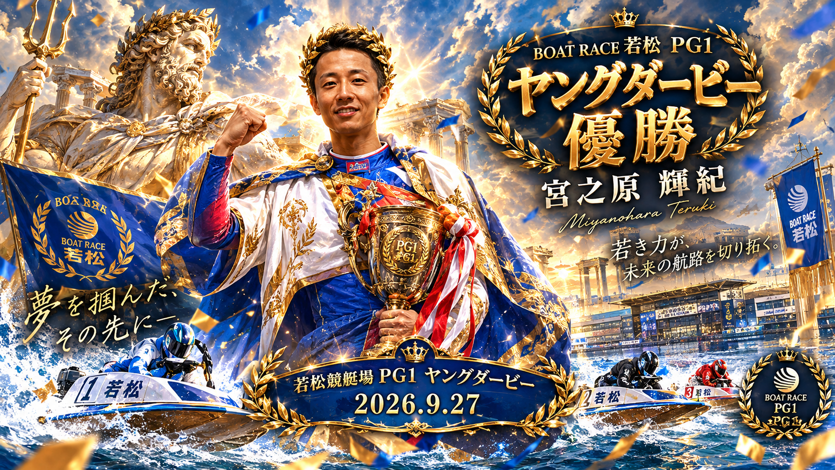 宮之原輝紀とは？G1初優勝を達成｜若松ヤングダービー制覇までの軌跡を徹底解説