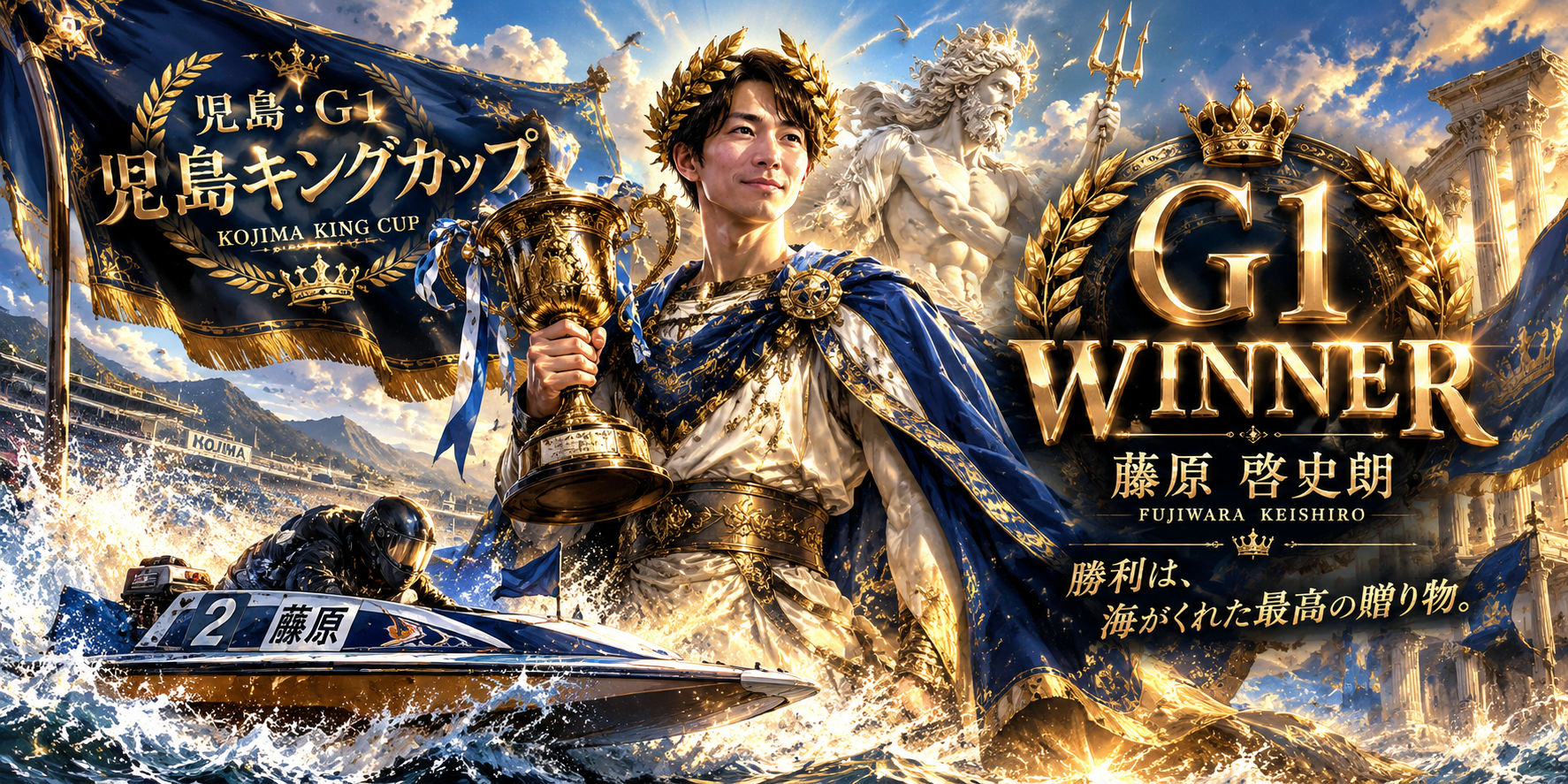 藤原啓史朗がG1初優勝！児島キングカップ制覇までの軌跡と選手プロフィールを徹底解説
